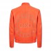 Orange Color High Quality Winter Fashion Leather Jackets For Gents